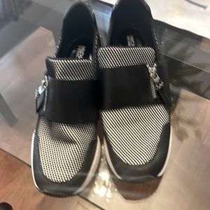Michael Kors slip in black sneakers, size 7 1/2